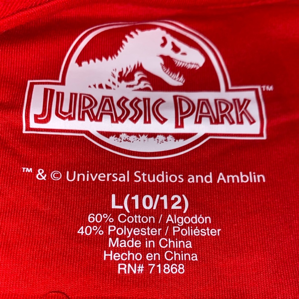 🦖Jurassic world long sleeve shirt🦖NWT,dinosaur long sleeve shirt🦖T-Rex shirt - Picture 9 of 11